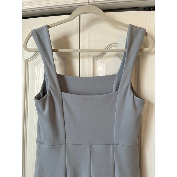 SHOW ME YOUR MUMU Paris Gown Steel Blue Stretch Sz M - Picture 6 of 7